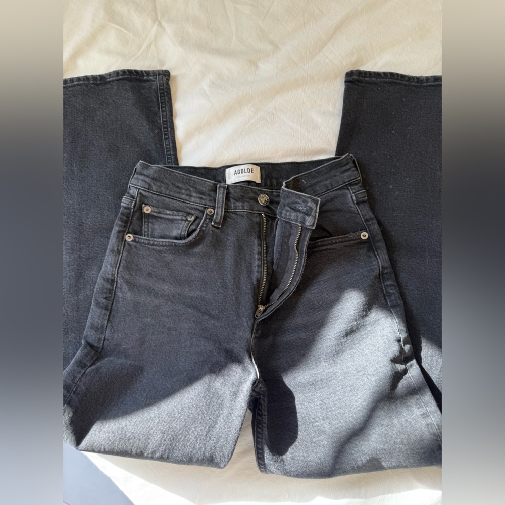 AGOLDE Wilder Jeans - black/grey